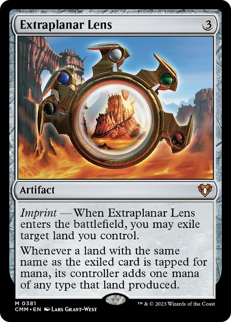 Extraplanar Lens [Commander Masters] | Sanctuary Gaming