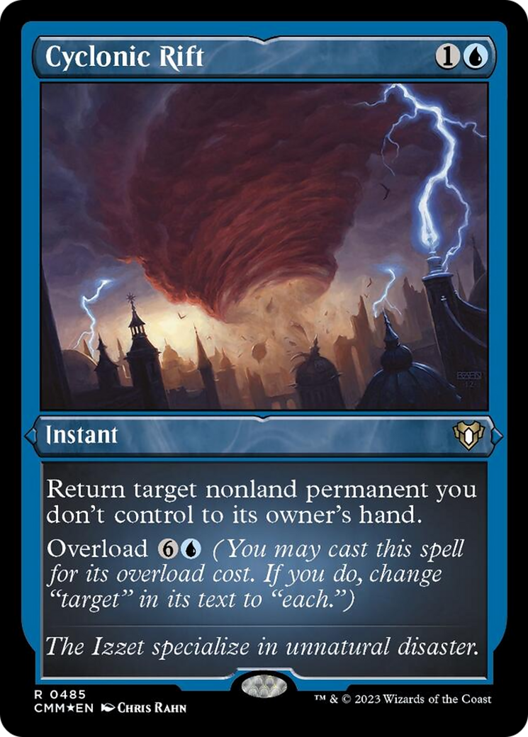 Cyclonic Rift (Foil Etched) [Commander Masters] | Sanctuary Gaming
