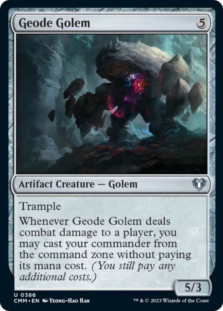 Geode Golem [Commander Masters] | Sanctuary Gaming