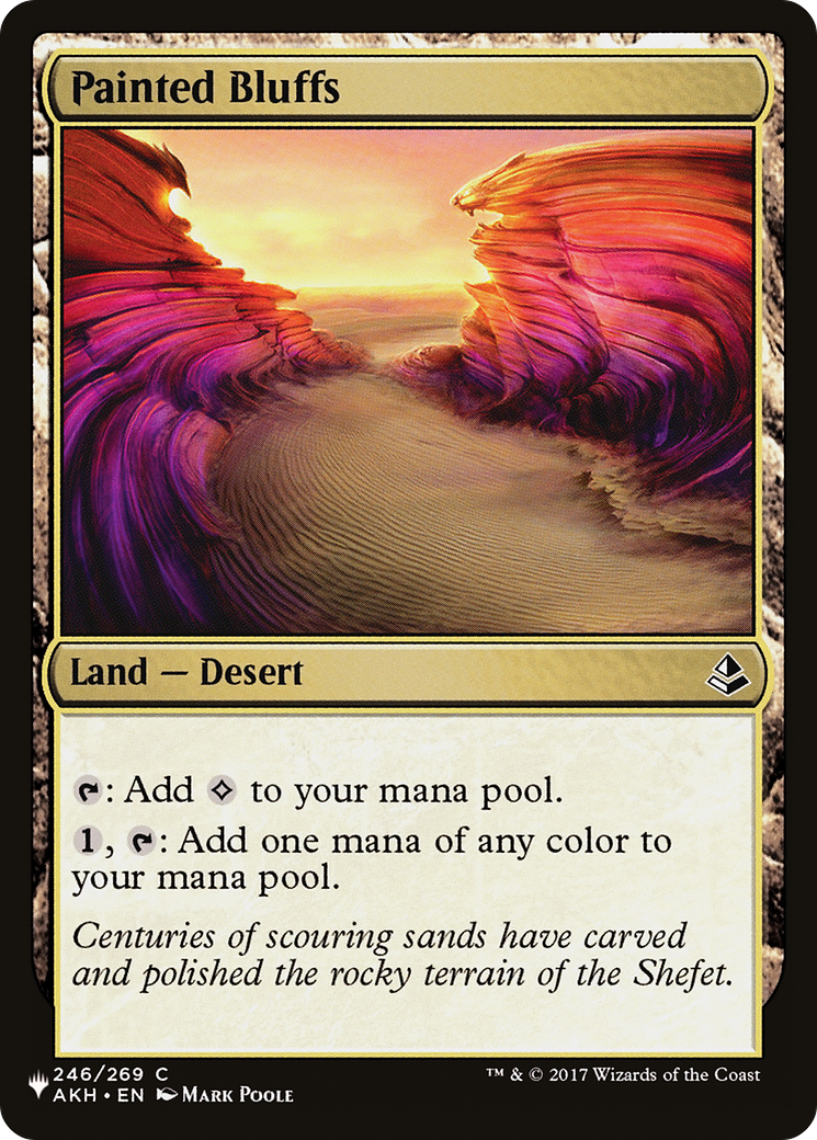 Painted Bluffs [The List Reprints] | Sanctuary Gaming