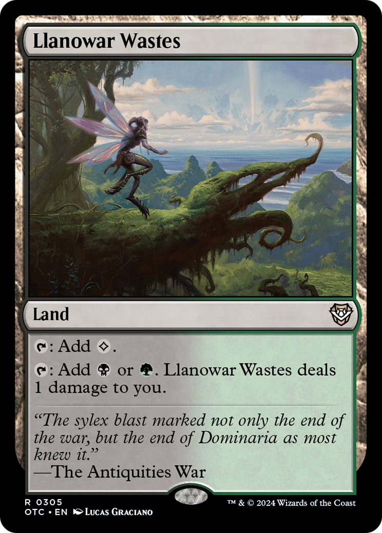 Llanowar Wastes [Outlaws of Thunder Junction Commander] | Sanctuary Gaming