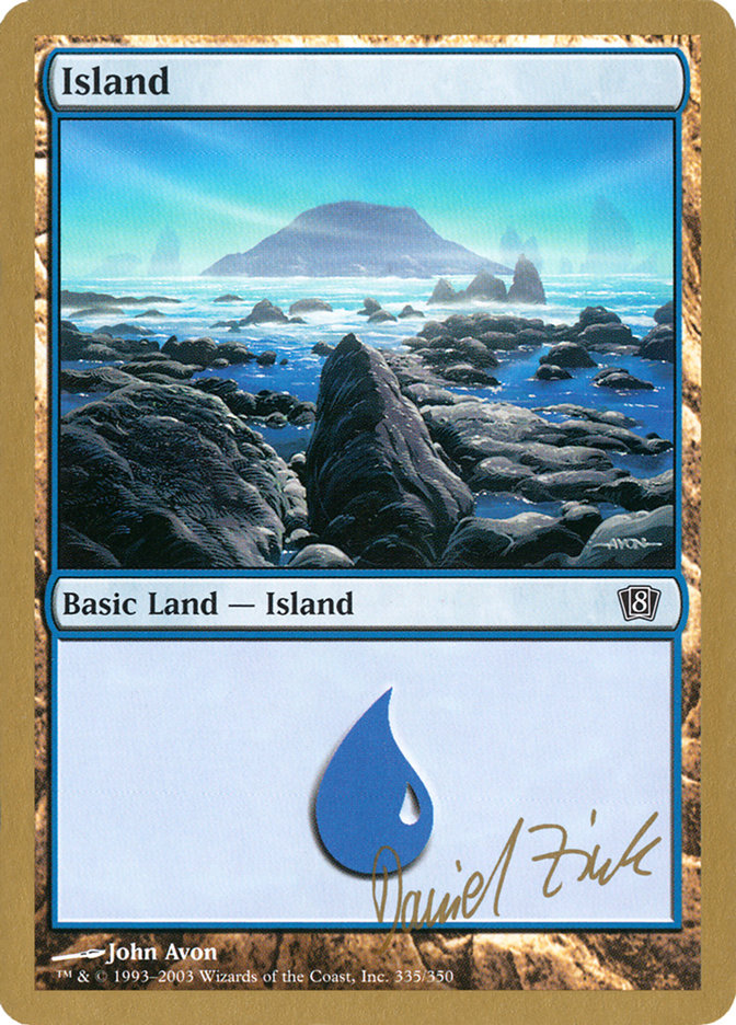 Island (dz335) (Daniel Zink) [World Championship Decks 2003] | Sanctuary Gaming