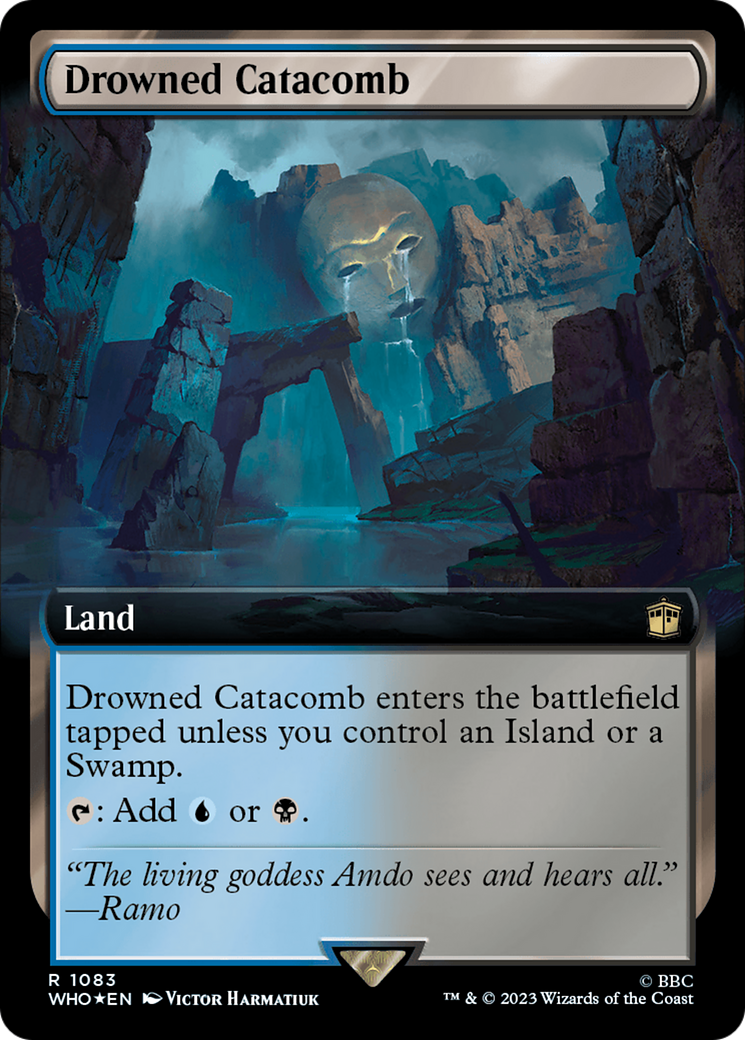Drowned Catacomb (Extended Art) (Surge Foil) [Doctor Who] | Sanctuary Gaming
