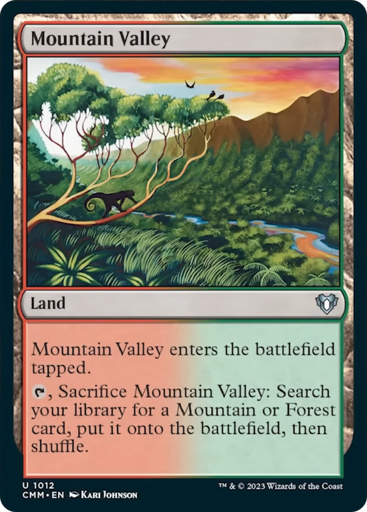 Mountain Valley [Commander Masters] | Sanctuary Gaming