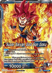 Super Saiyan God Son Goku // SSGSS Son Goku, Soul Striker Reborn (Gold Stamped) (P-211) [Promotion Cards] | Sanctuary Gaming