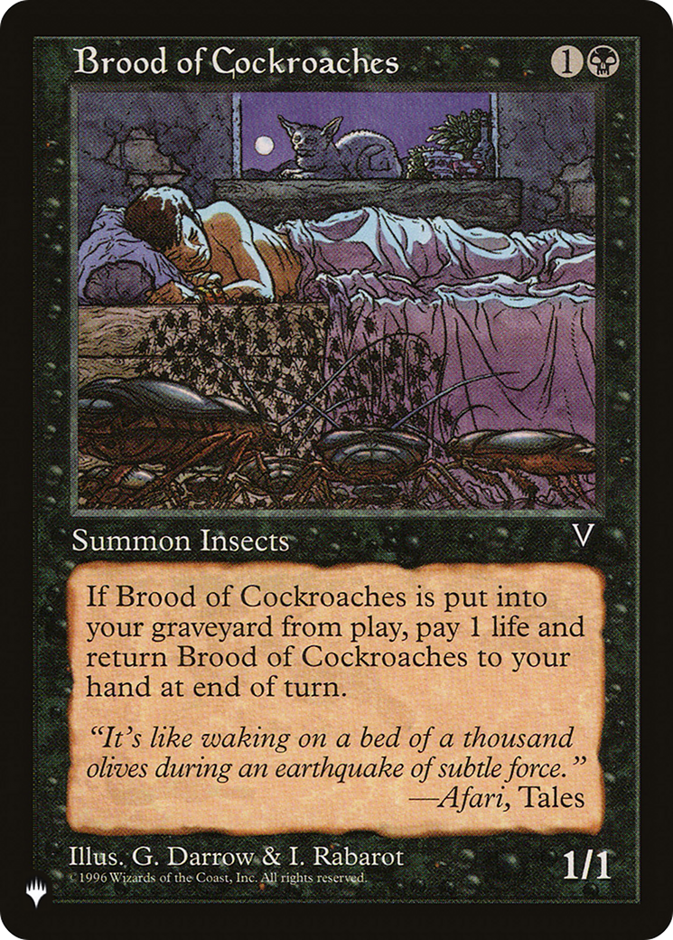 Brood of Cockroaches [The List Reprints] | Sanctuary Gaming