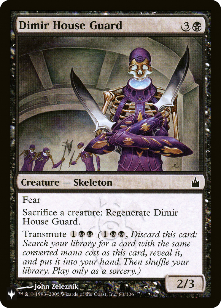 Dimir House Guard [The List Reprints] | Sanctuary Gaming