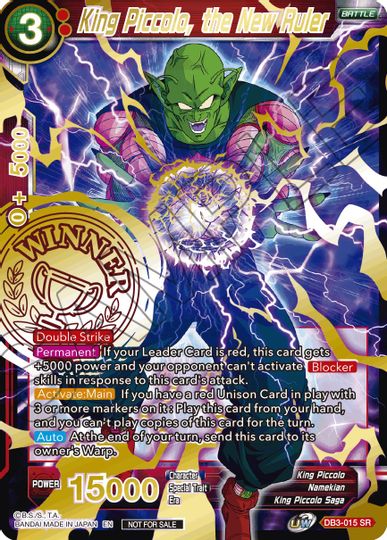 King Piccolo, the New Ruler (Alternate Art Set 2021 Vol. 3) (DB3-015) [Tournament Promotion Cards] | Sanctuary Gaming