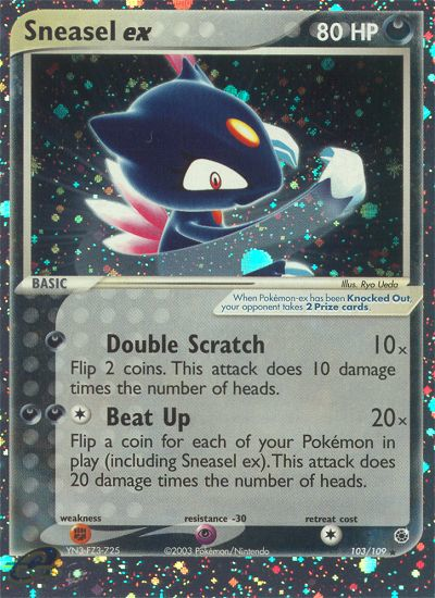 Sneasel ex (103/109) [EX: Ruby & Sapphire] | Sanctuary Gaming