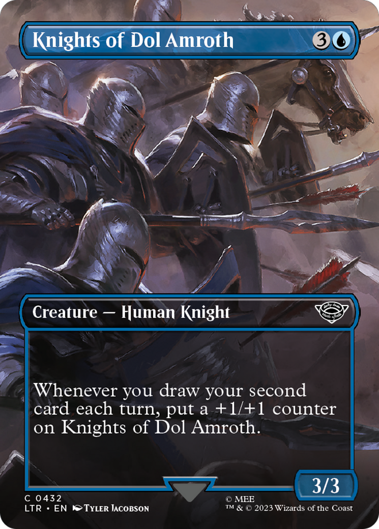 Knights of Dol Amroth (Borderless Alternate Art) [The Lord of the Rings: Tales of Middle-Earth] | Sanctuary Gaming