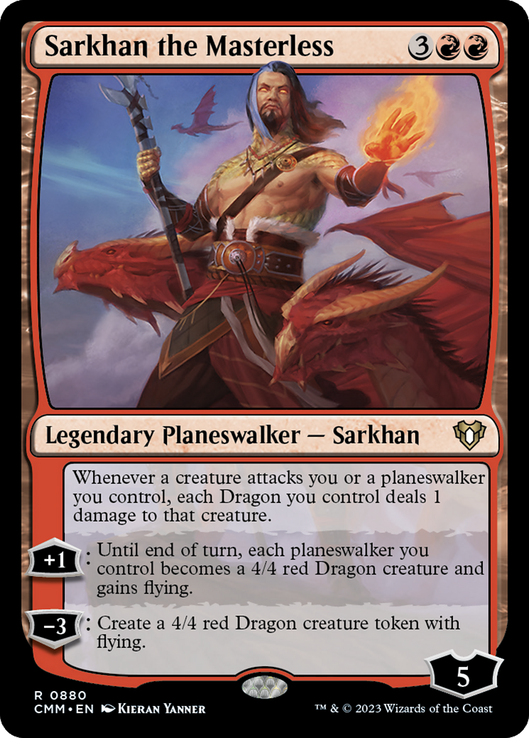 Sarkhan the Masterless [Commander Masters] | Sanctuary Gaming