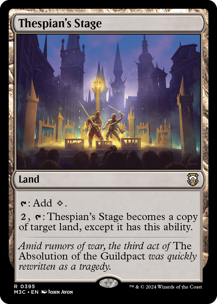 Thespian's Stage (Ripple Foil) [Modern Horizons 3 Commander] | Sanctuary Gaming