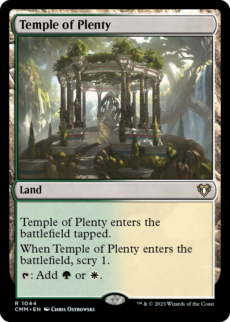 Temple of Plenty [Commander Masters] | Sanctuary Gaming