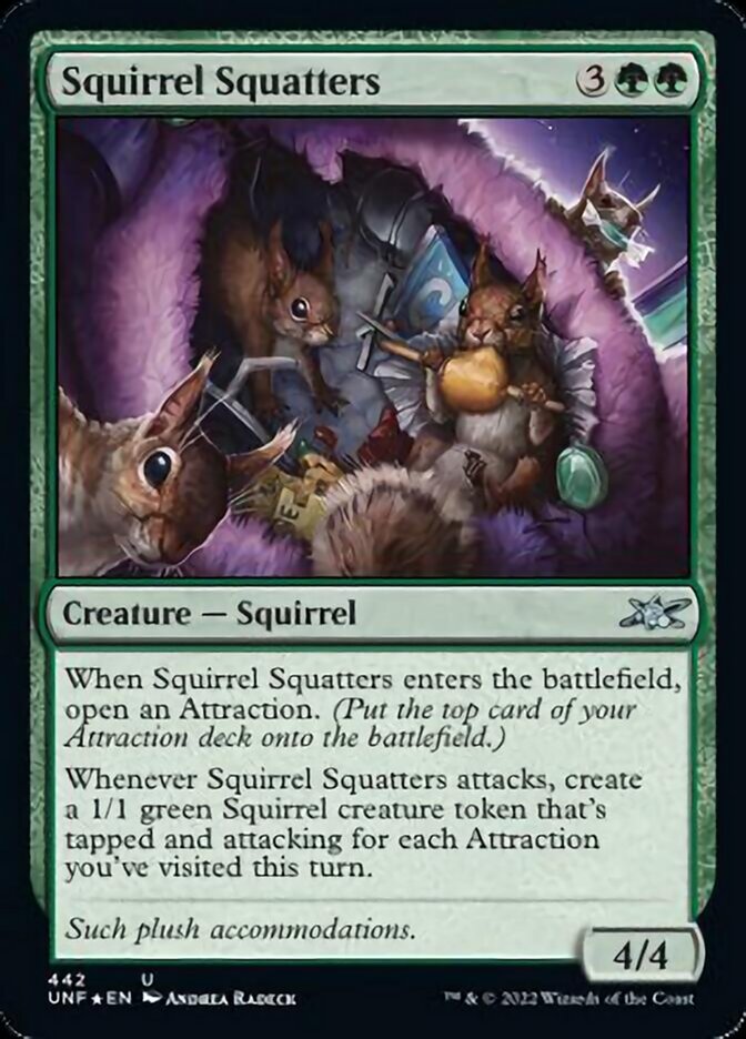 Squirrel Squatters (Galaxy Foil) [Unfinity] | Sanctuary Gaming