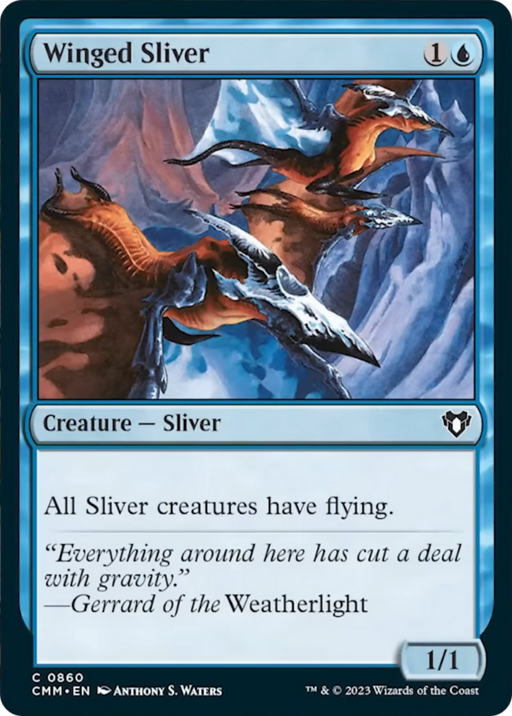Winged Sliver [Commander Masters] | Sanctuary Gaming