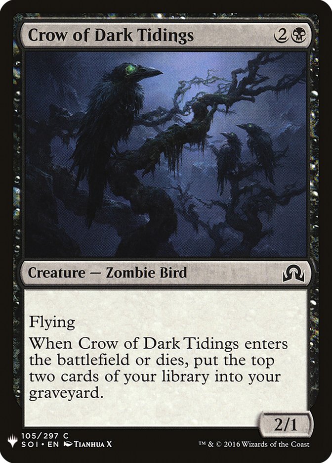 Crow of Dark Tidings [Mystery Booster] | Sanctuary Gaming