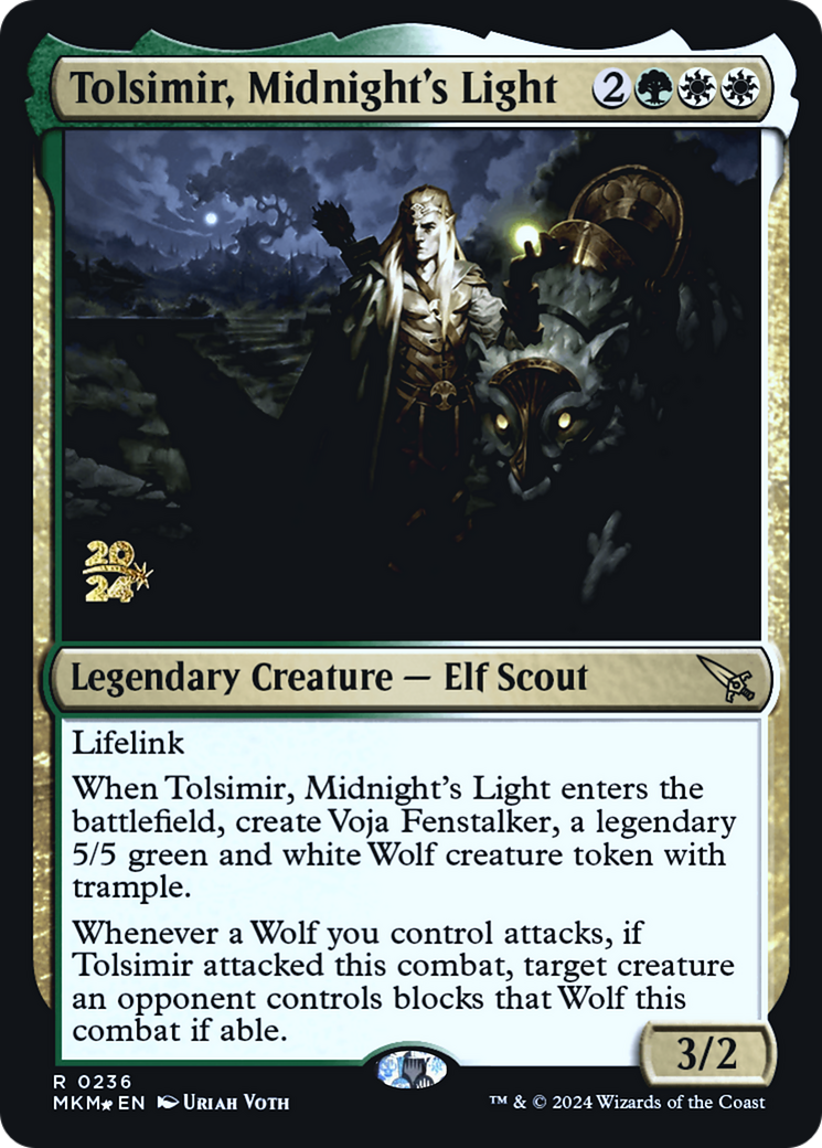 Tolsimir, Midnight's Light [Murders at Karlov Manor Prerelease Promos] | Sanctuary Gaming