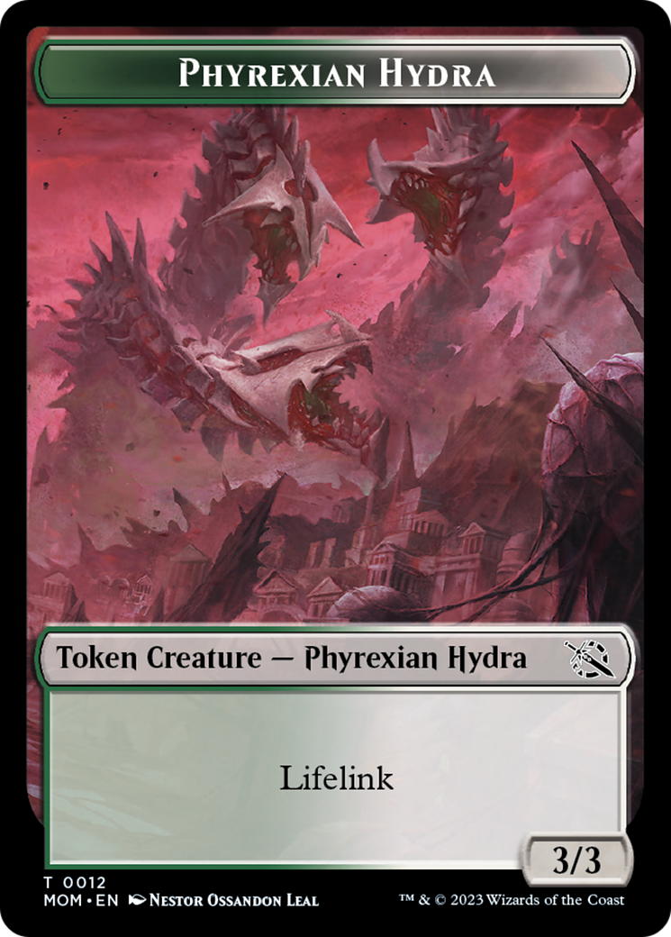 Phyrexian Hydra Token (12) [March of the Machine Tokens] | Sanctuary Gaming