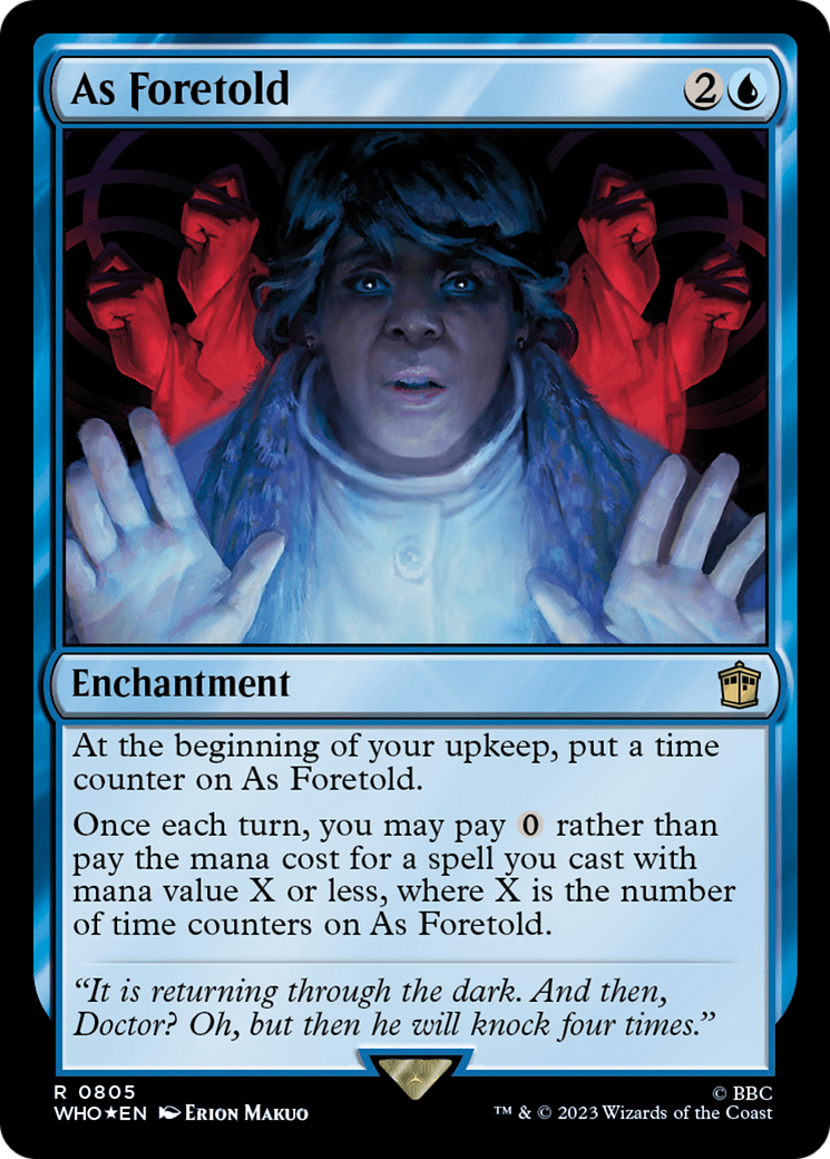 As Foretold (Surge Foil) [Doctor Who] | Sanctuary Gaming