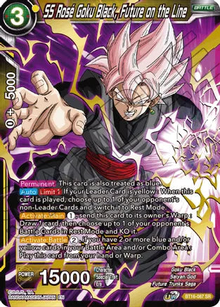 SS Rose Goku Black, Future on the Line (BT16-087) [Realm of the Gods] | Sanctuary Gaming