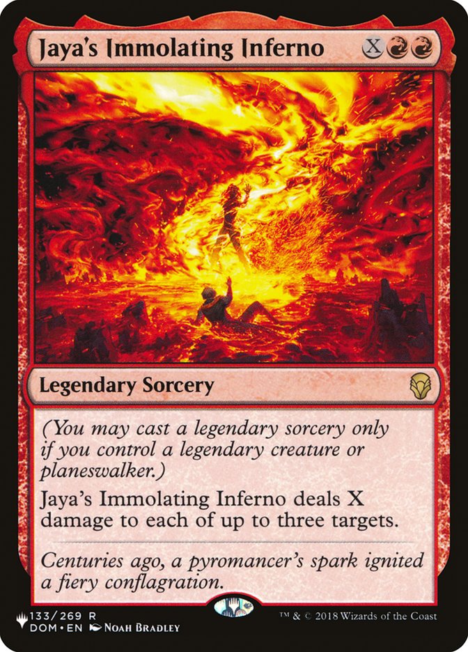 Jaya's Immolating Inferno [The List] | Sanctuary Gaming