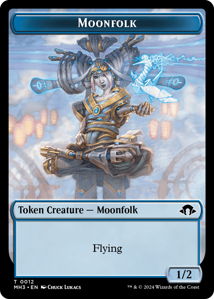 Moonfolk // Energy Reserve Double-Sided Token [Modern Horizons 3 Tokens] | Sanctuary Gaming