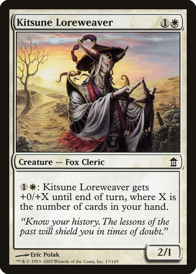 Kitsune Loreweaver [Saviors of Kamigawa] | Sanctuary Gaming