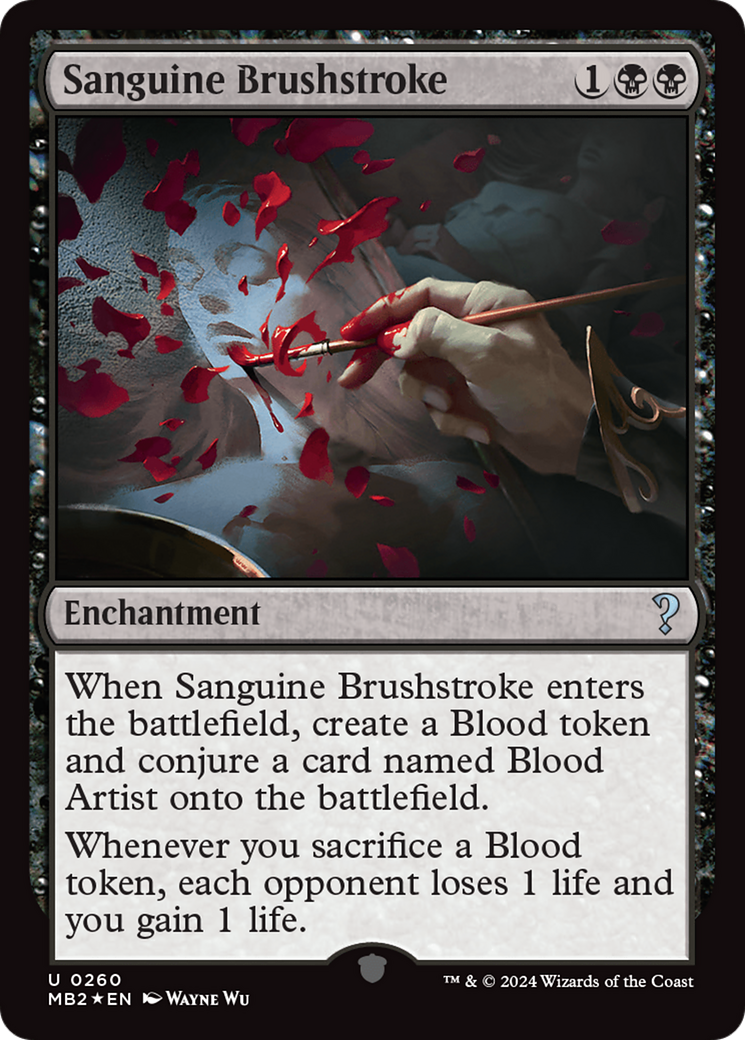 Sanguine Brushstroke [Mystery Booster 2] | Sanctuary Gaming