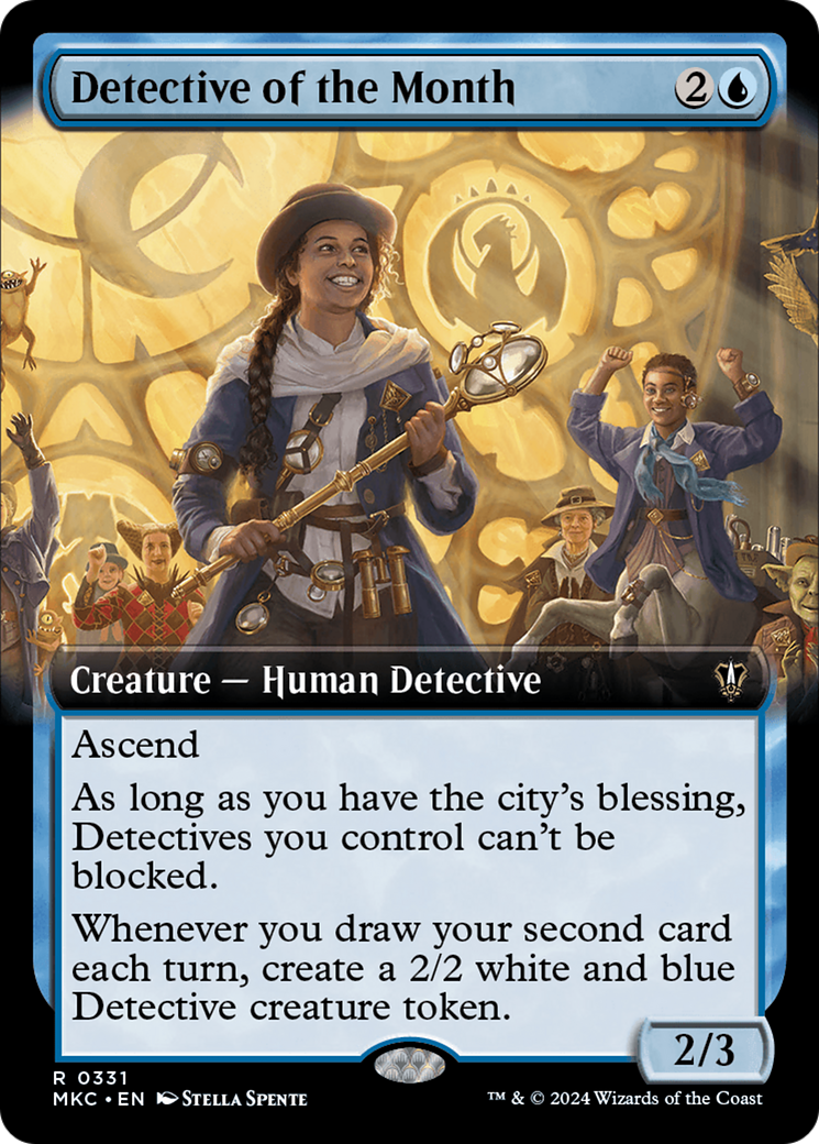 Detective of the Month (Extended Art) [Murders at Karlov Manor Commander] | Sanctuary Gaming