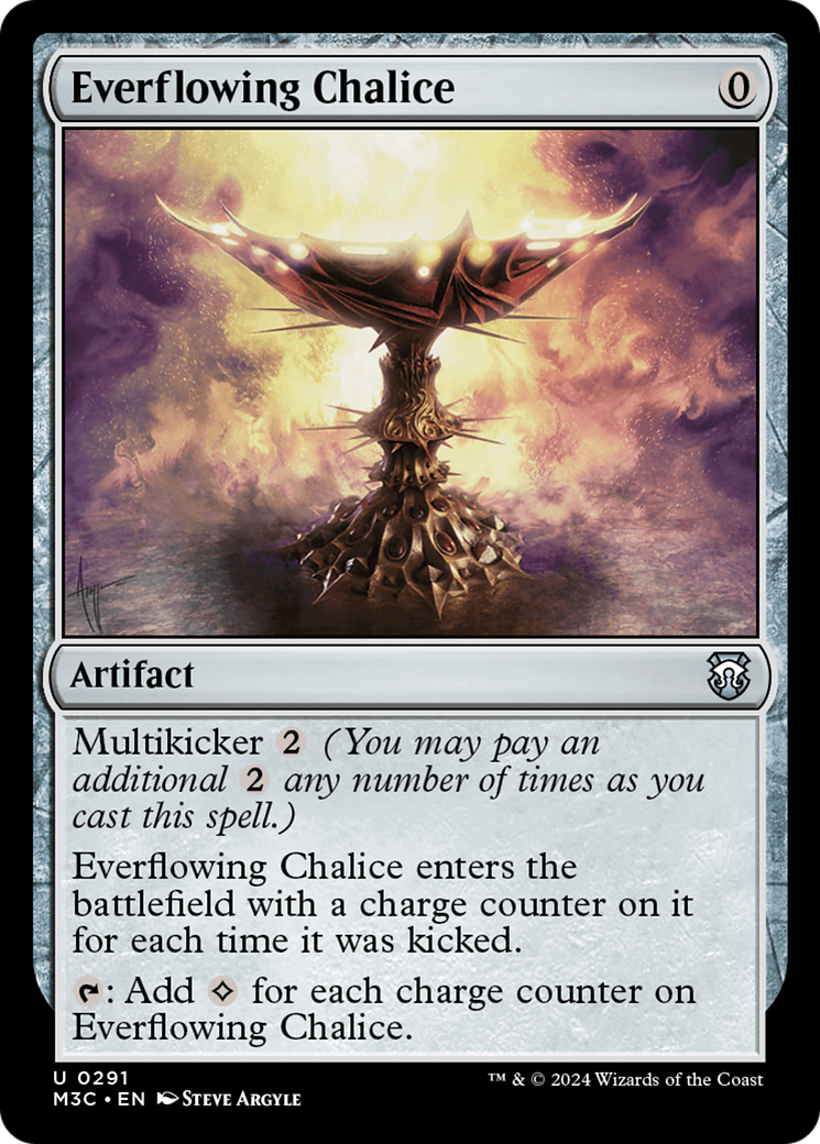 Everflowing Chalice (Ripple Foil) [Modern Horizons 3 Commander] | Sanctuary Gaming