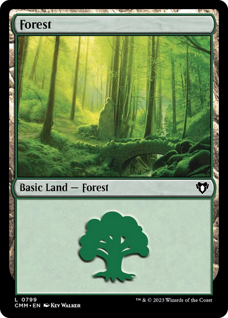 Forest (799) [Commander Masters] | Sanctuary Gaming