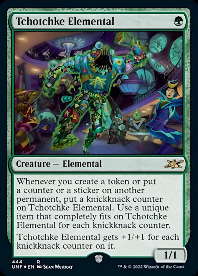 Tchotchke Elemental (Galaxy Foil) [Unfinity] | Sanctuary Gaming