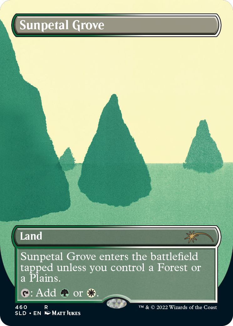 Sunpetal Grove (Borderless) [Secret Lair Drop Series] | Sanctuary Gaming
