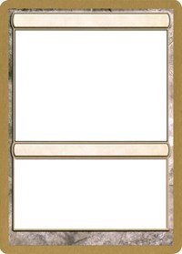 2004 World Championship Blank Card [World Championship Decks 2004] | Sanctuary Gaming