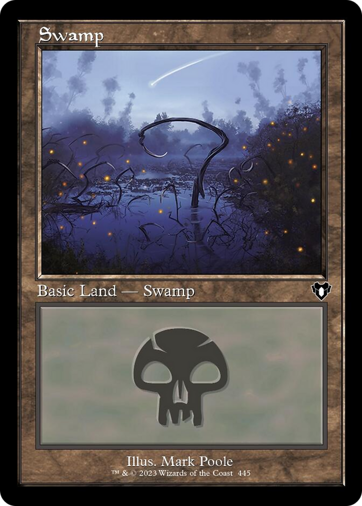 Swamp (445) (Retro) [Commander Masters] | Sanctuary Gaming