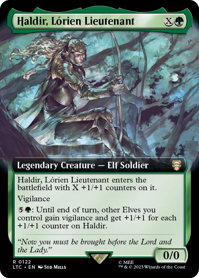 Haldir, Lorien Lieutenant (Extended Art) [The Lord of the Rings: Tales of Middle-Earth Commander] | Sanctuary Gaming