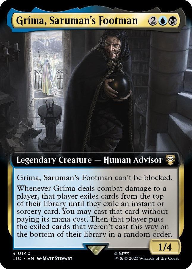 Grima, Saruman's Footman (Extended Art) [The Lord of the Rings: Tales of Middle-Earth Commander] | Sanctuary Gaming