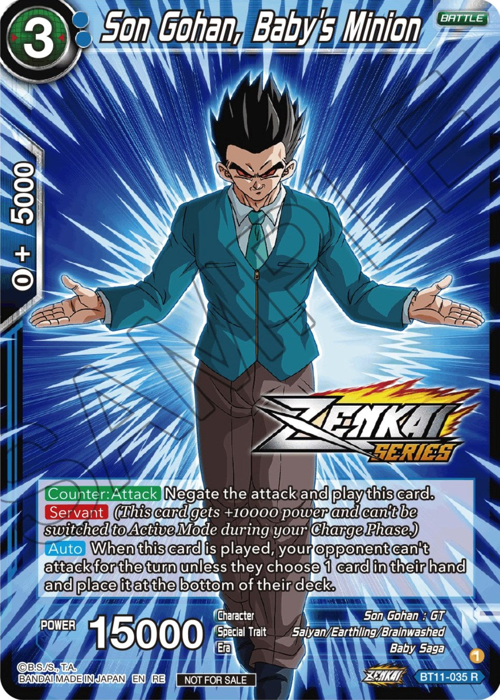 Son Gohan, Baby's Minion (Event Pack 12) (BT11-035) [Tournament Promotion Cards] | Sanctuary Gaming