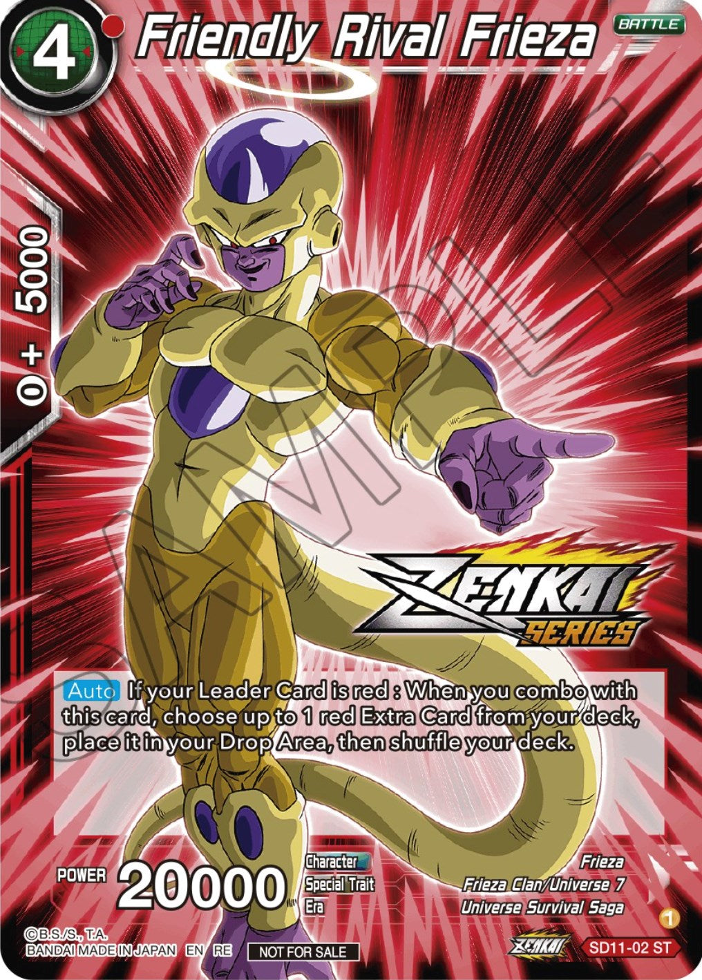 Friendly Rival Frieza (Event Pack 12) (SD11-02) [Tournament Promotion Cards] | Sanctuary Gaming