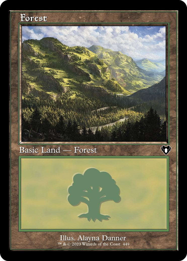 Forest (449) (Retro) [Commander Masters] | Sanctuary Gaming