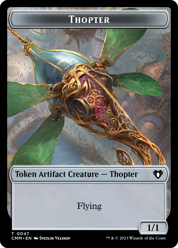 Thopter Token [Commander Masters Tokens] | Sanctuary Gaming