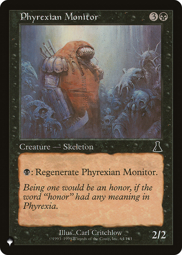 Phyrexian Monitor [The List] | Sanctuary Gaming