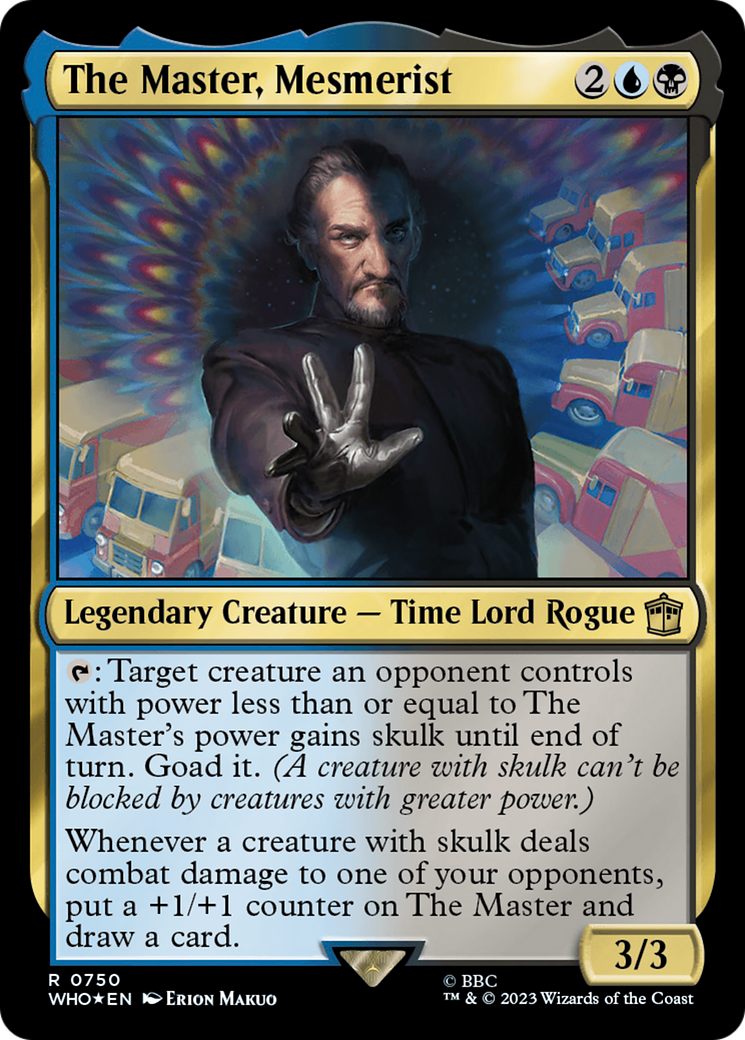 The Master, Mesmerist (Surge Foil) [Doctor Who] | Sanctuary Gaming