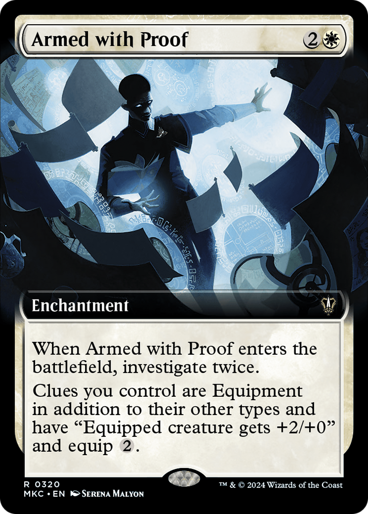 Armed with Proof (Extended Art) [Murders at Karlov Manor Commander] | Sanctuary Gaming