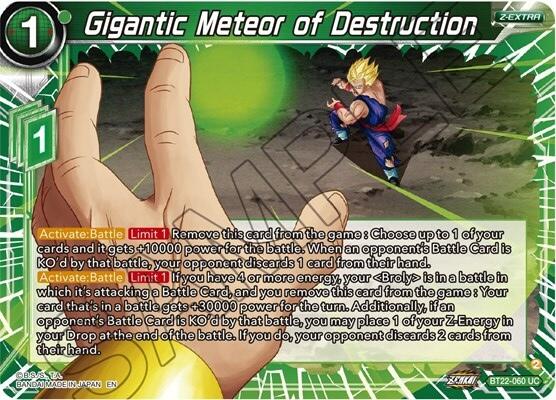 Gigantic Meteor of Destruction (BT22-060) [Critical Blow] | Sanctuary Gaming
