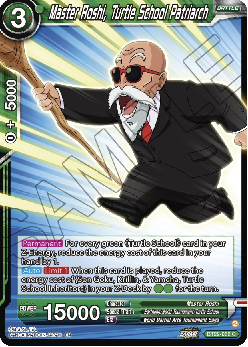 Master Roshi, Turtle school Patriarch (BT22-062) [Critical Blow] | Sanctuary Gaming
