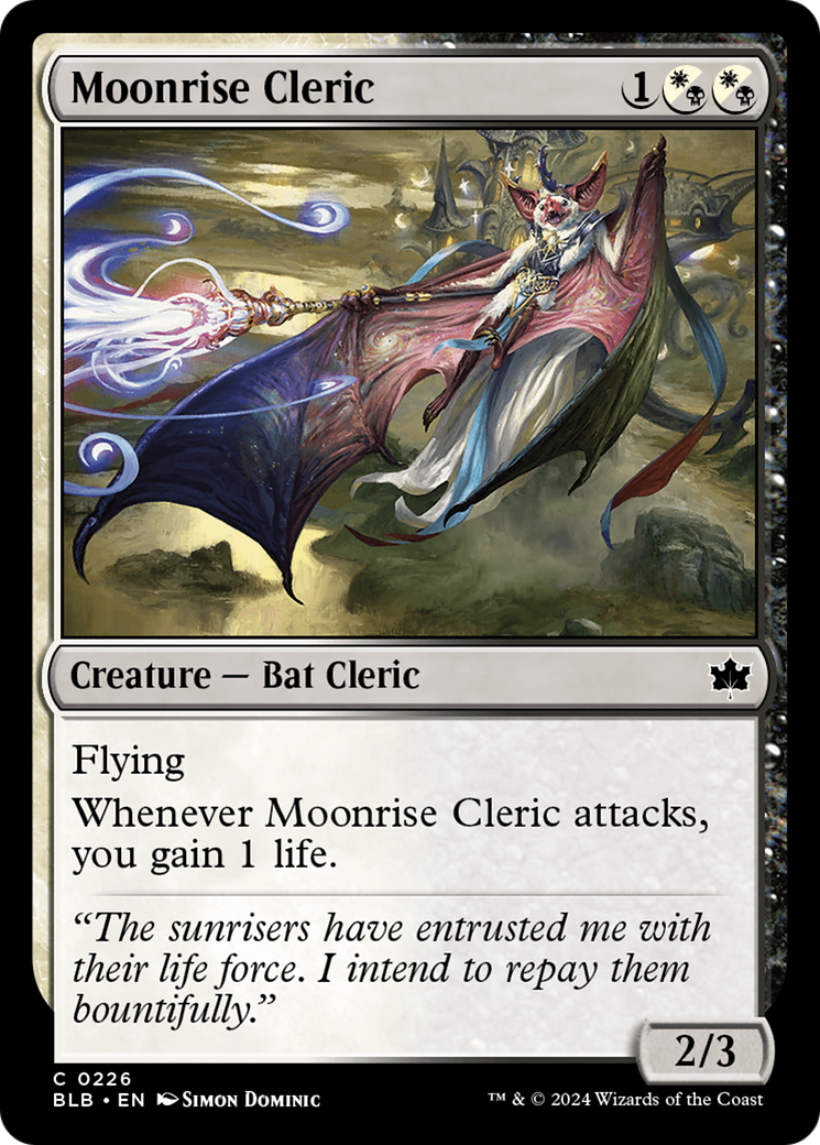 Moonrise Cleric [Bloomburrow] | Sanctuary Gaming