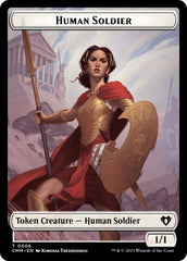 Human Soldier // Zombie (0013) Double-Sided Token [Commander Masters Tokens] | Sanctuary Gaming