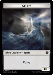Spirit (0010) // Drake Double-Sided Token [Commander Masters Tokens] | Sanctuary Gaming