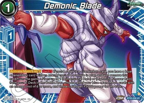 Demonic Blade (BT22-036) [Critical Blow] | Sanctuary Gaming